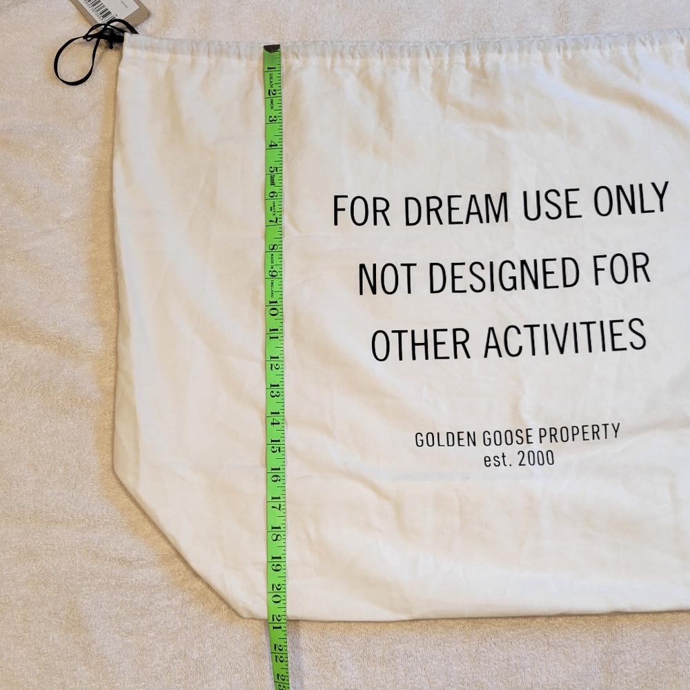 Golden Goose Extra Large Cream Color Dust Bag, NWT (28"x21") - Picture 5 of 8